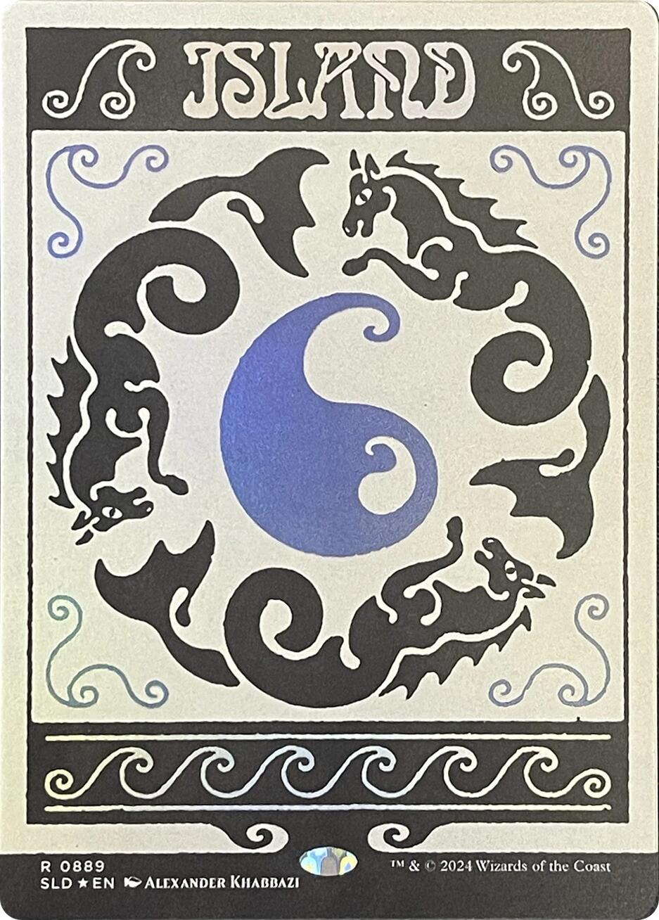 Island (0889) (Rainbow Foil) [Secret Lair Drop Series] | Card Merchant Takapuna