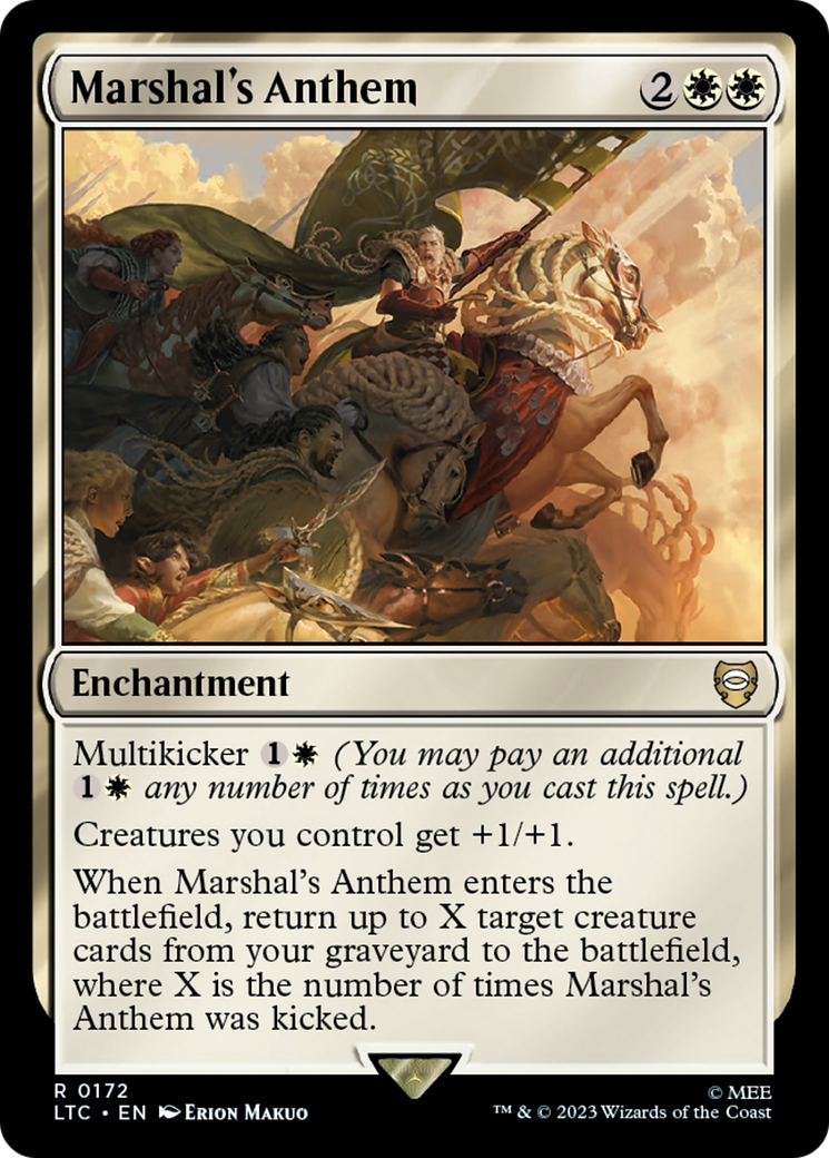 Marshal's Anthem [The Lord of the Rings: Tales of Middle-Earth Commander] | Card Merchant Takapuna