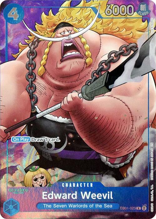 Edward Weevil (Seven Warlords of the Sea Binder Set) [One Piece Promotion Cards] | Card Merchant Takapuna