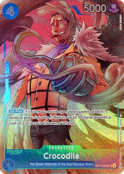 Crocodile (Seven Warlords of the Sea Binder Set) [One Piece Promotion Cards] | Card Merchant Takapuna