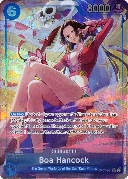 Boa Hancock (Seven Warlords of the Sea Binder Set) (Alternate Art) [One Piece Promotion Cards] | Card Merchant Takapuna