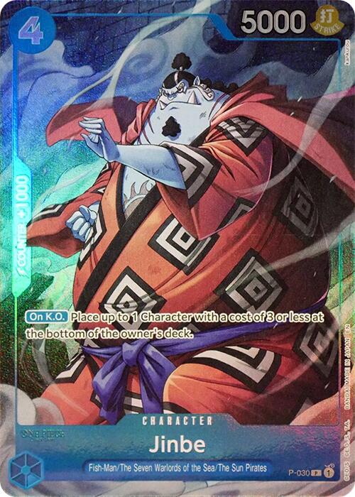 Jinbe (Seven Warlords of the Sea Binder Set) [One Piece Promotion Cards] | Card Merchant Takapuna