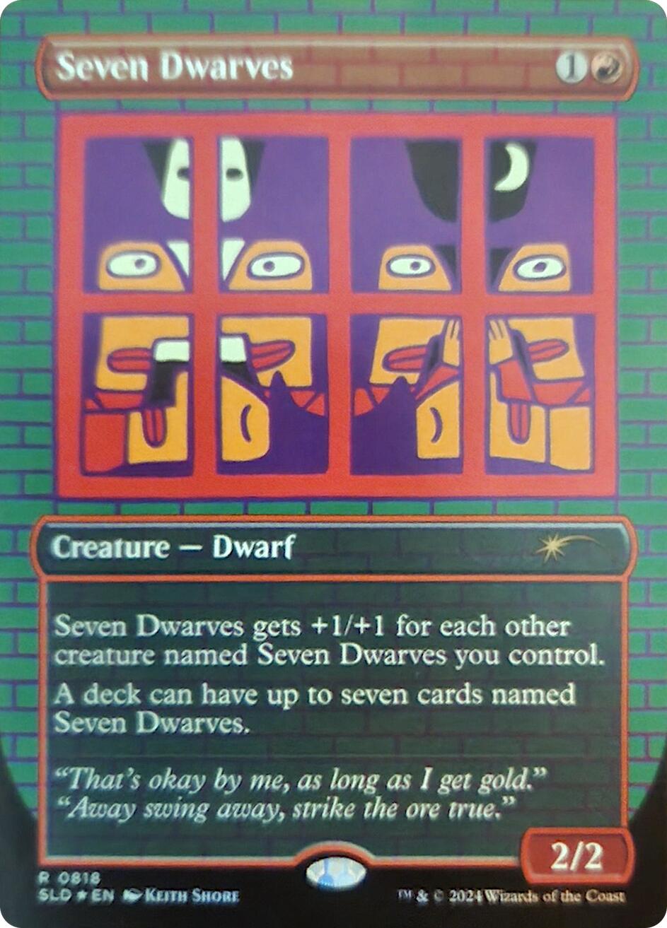 Seven Dwarves (0818) (Rainbow Foil) [Secret Lair Drop Series] | Card Merchant Takapuna