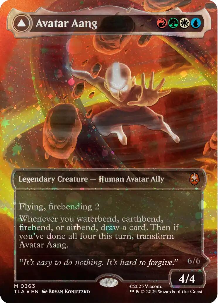 Avatar Aang (Raised Foil) [Avatar: The Last Airbender] | Card Merchant Takapuna
