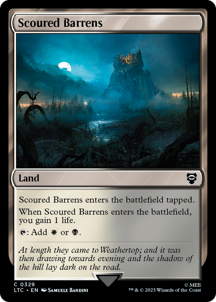 Scoured Barrens [The Lord of the Rings: Tales of Middle-Earth Commander] | Card Merchant Takapuna