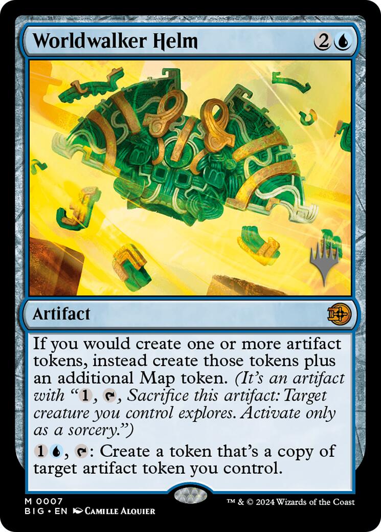 Worldwalker Helm (Promo Pack) [Edge of Eternities Promo Pack] | Card Merchant Takapuna