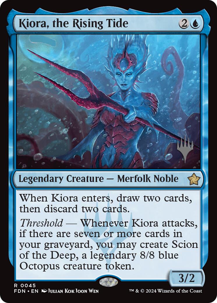 Kiora, the Rising Tide (Promo Pack) [Edge of Eternities Promo Pack] | Card Merchant Takapuna