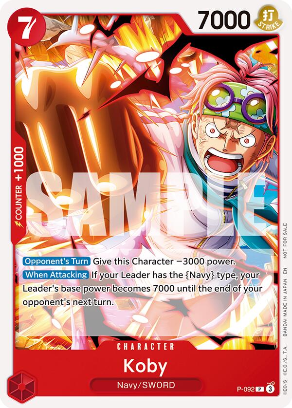 Koby (OP12 Release Event) [One Piece Promotion Cards] | Card Merchant Takapuna