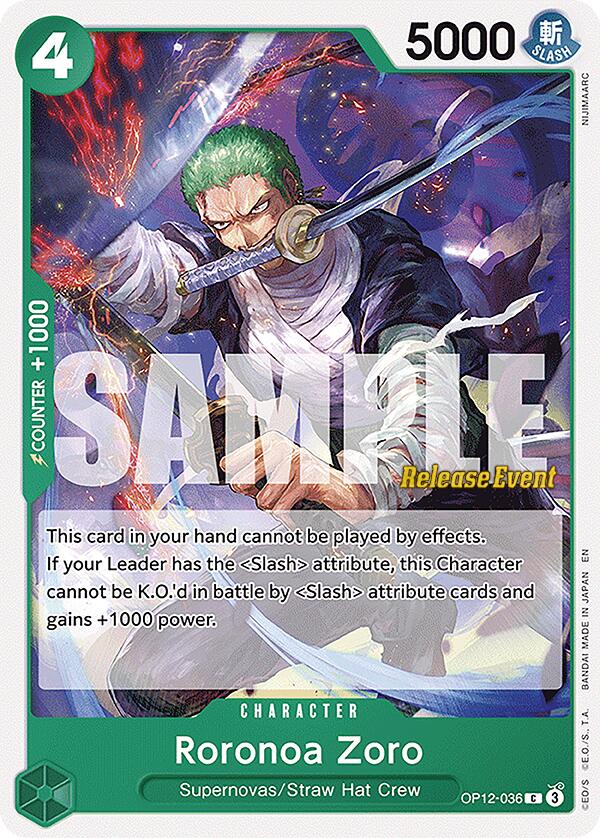 Roronoa Zoro [Legacy of the Master Release Event Cards] | Card Merchant Takapuna
