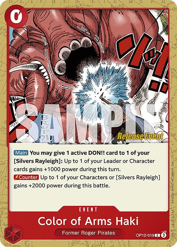 Color of Arms Haki [Legacy of the Master Release Event Cards] | Card Merchant Takapuna