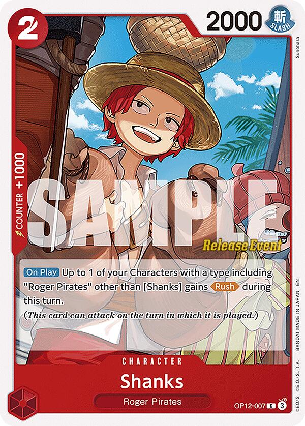 Shanks [Legacy of the Master Release Event Cards] | Card Merchant Takapuna