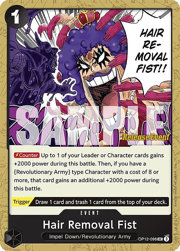 Hair Removal Fist [Legacy of the Master Release Event Cards] | Card Merchant Takapuna