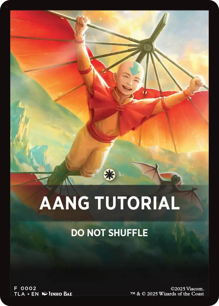 Aang Tutorial Theme Card [Avatar: The Last Airbender Tokens] | Card Merchant Takapuna