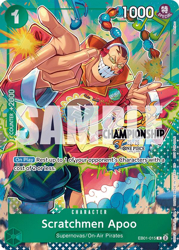 Scratchmen Apoo (CS 25-26 Celebration Pack) [One Piece Promotion Cards] | Card Merchant Takapuna