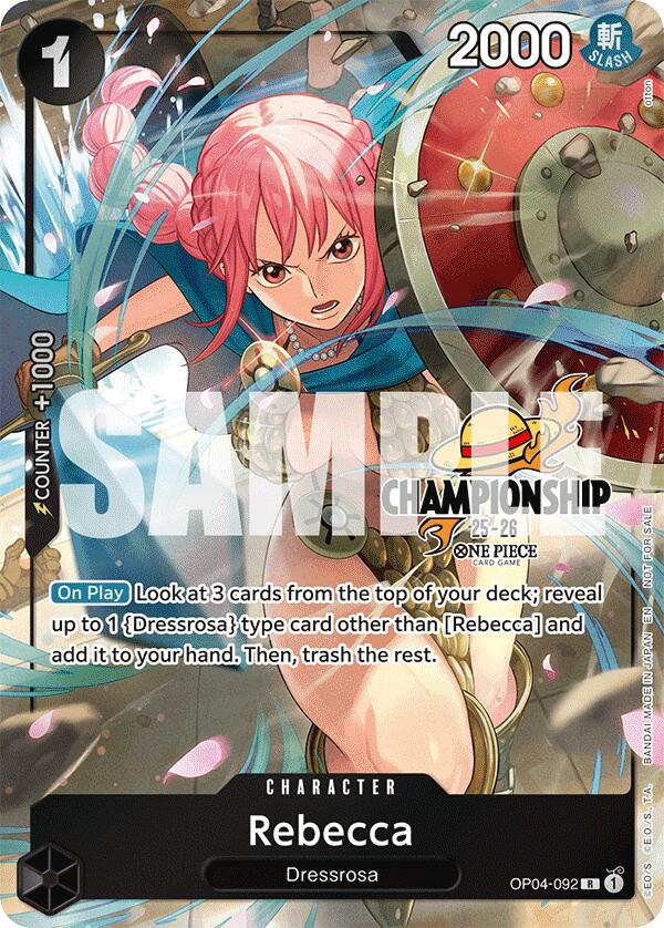 Rebecca (CS 25-26 Celebration Pack) [One Piece Promotion Cards] | Card Merchant Takapuna