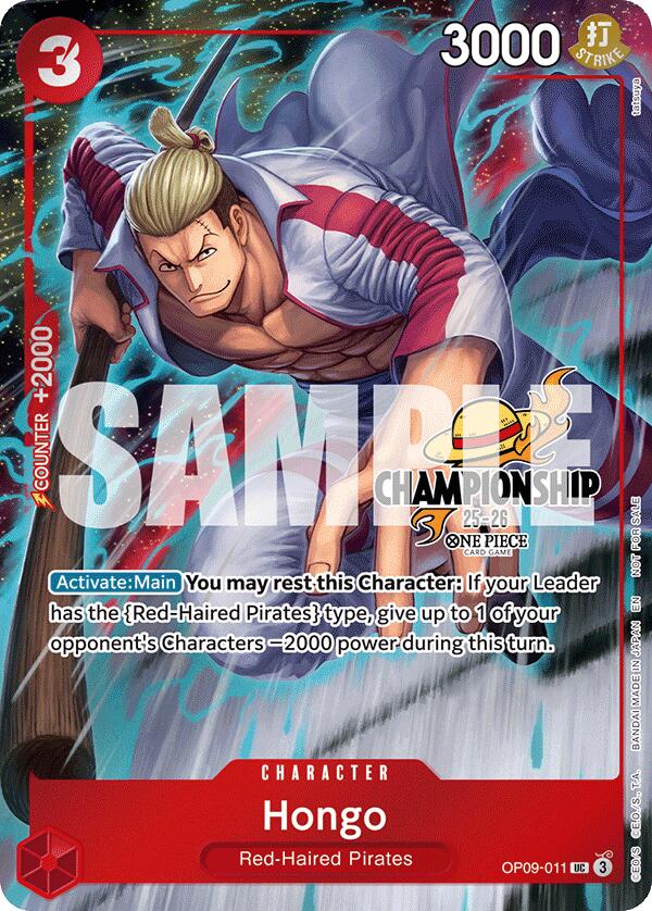 Hongo (CS 25-26 Celebration Pack) [One Piece Promotion Cards] | Card Merchant Takapuna