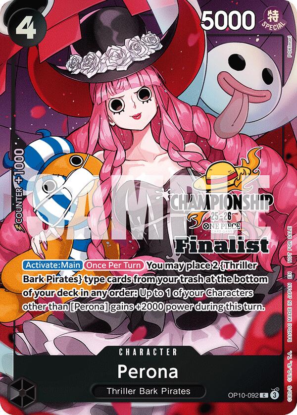 Perona (CS 25-26 Finalist Card Set 1) [One Piece Promotion Cards] | Card Merchant Takapuna