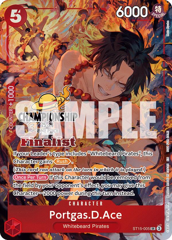 Portgas.D.Ace (CS 25-26 Finalist Card Set 1) [One Piece Promotion Cards] | Card Merchant Takapuna