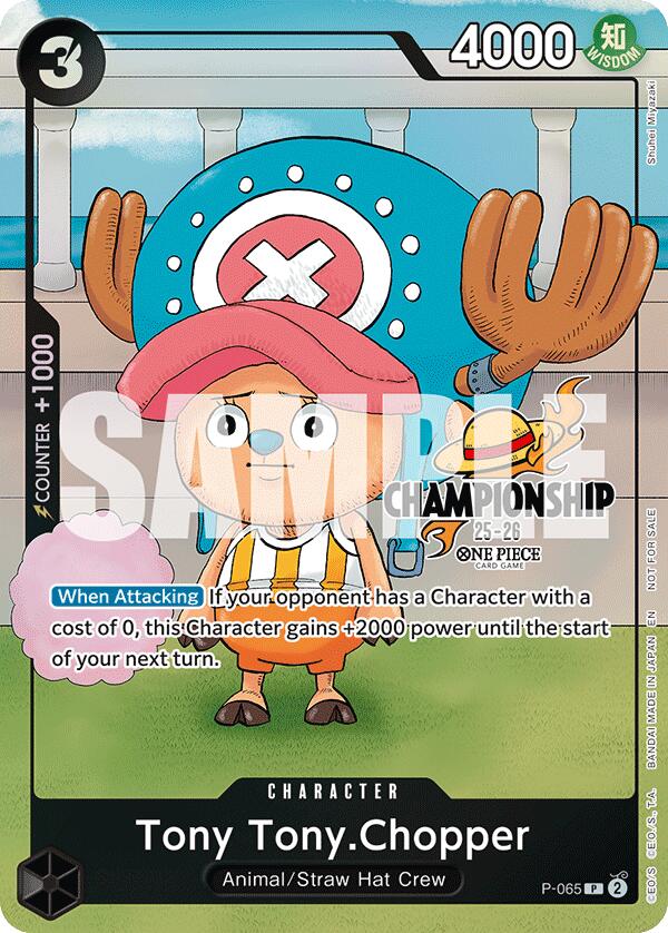 Tony Tony.Chopper (CS 25-26 Event Pack Finalist Ver.) [One Piece Promotion Cards] | Card Merchant Takapuna