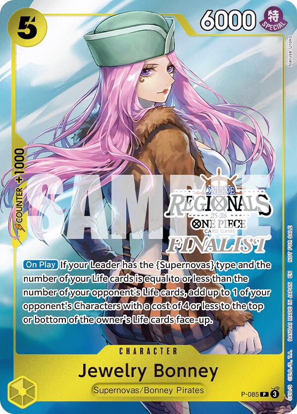Jewelry Bonney (Online Regional Finalist Card Set 2025 Vol.2) [One Piece Promotion Cards] | Card Merchant Takapuna