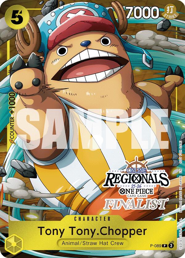 Tony Tony.Chopper (Online Regional Finalist Card Set 2025 Vol.2) [One Piece Promotion Cards] | Card Merchant Takapuna