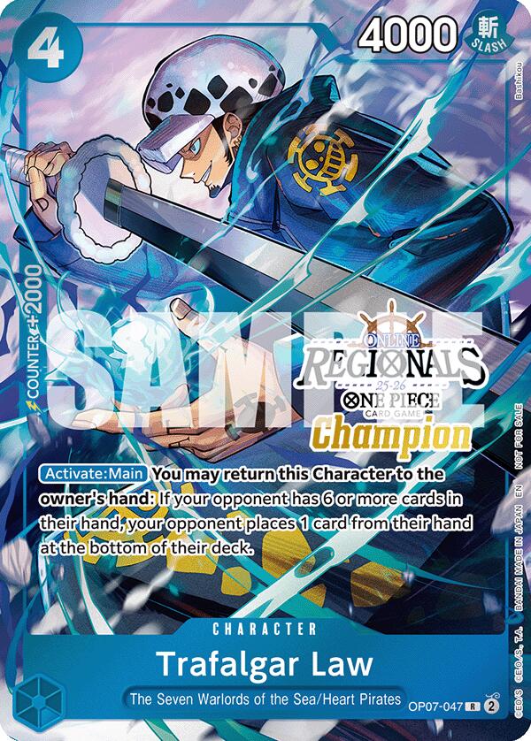 Trafalgar Law (Online Regional Champion Card Set 2025 Vol.2) [One Piece Promotion Cards] | Card Merchant Takapuna