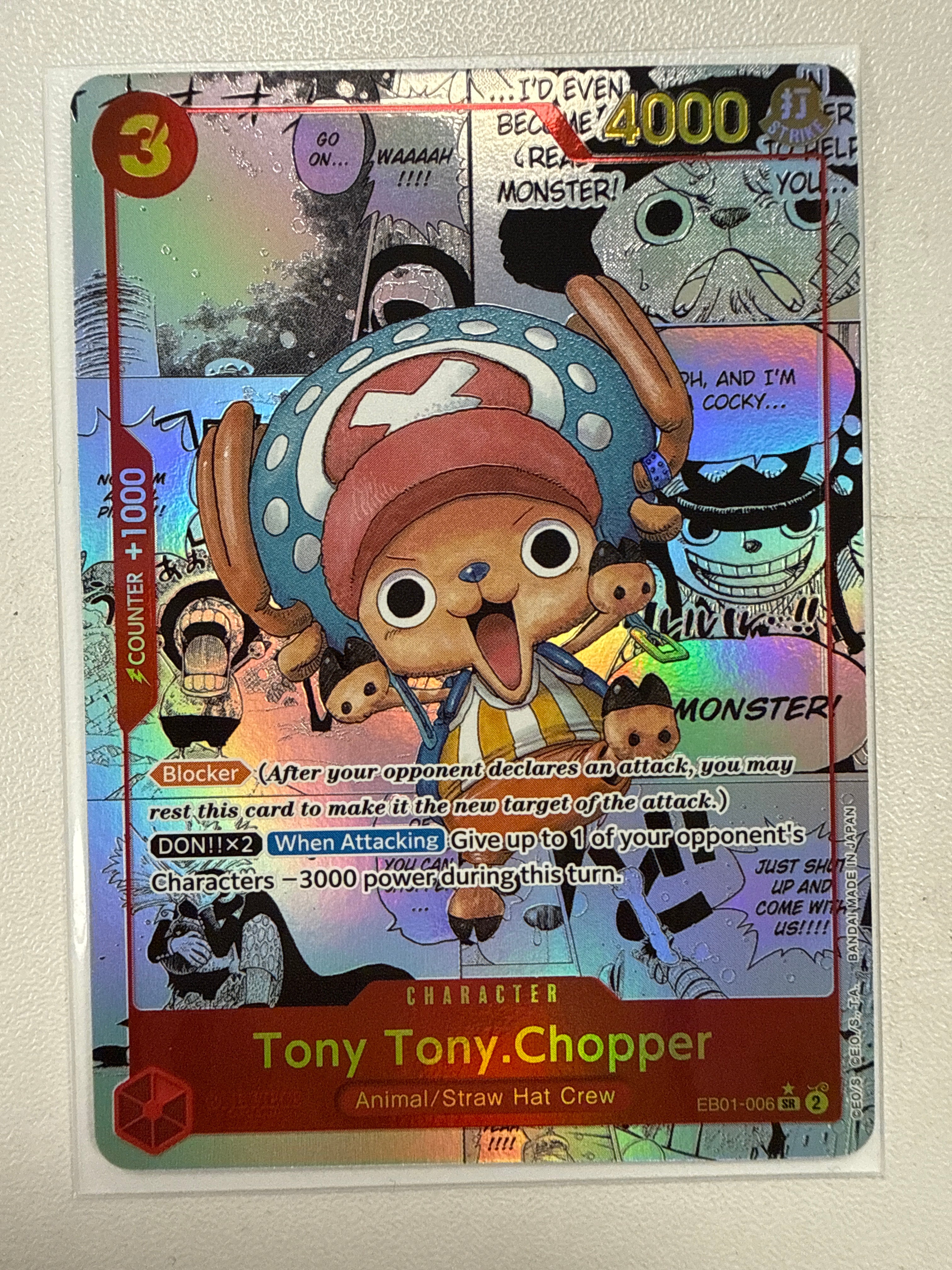 Tony Tony.Chopper (Alternate Art) (Manga) [Extra Booster: Memorial Collection] | Card Merchant Takapuna