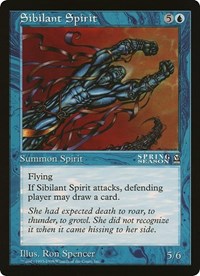 Sibilant Spirit (Oversized) [Oversize Cards] | Card Merchant Takapuna