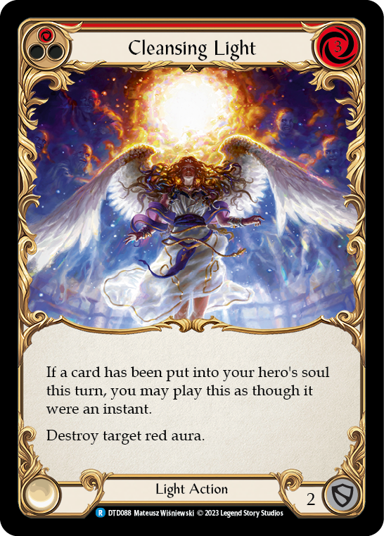 Cleansing Light (Red) [DTD088] (Dusk Till Dawn)  Rainbow Foil | Card Merchant Takapuna