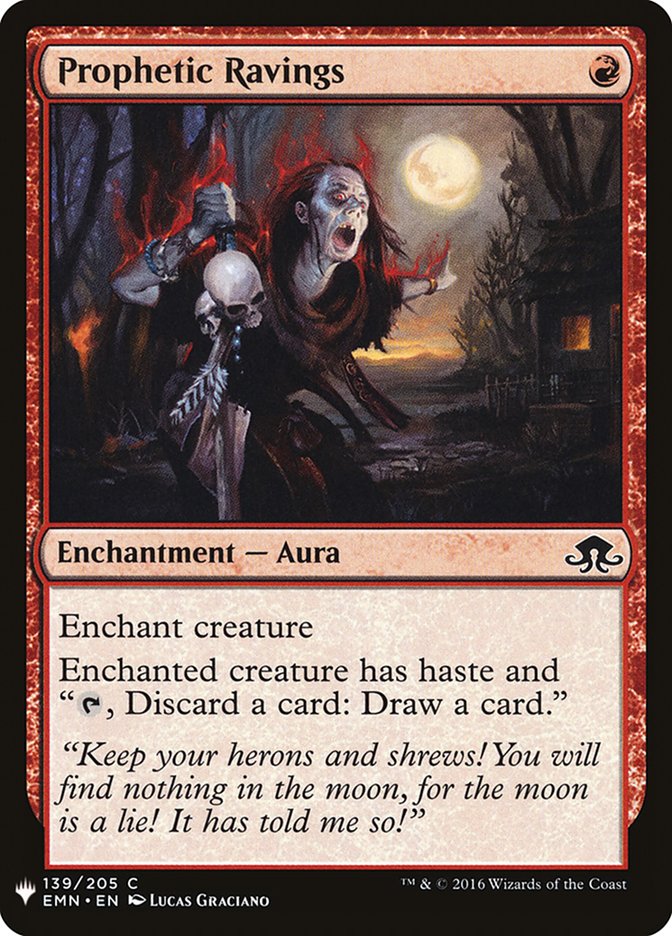 Prophetic Ravings [Mystery Booster] | Card Merchant Takapuna