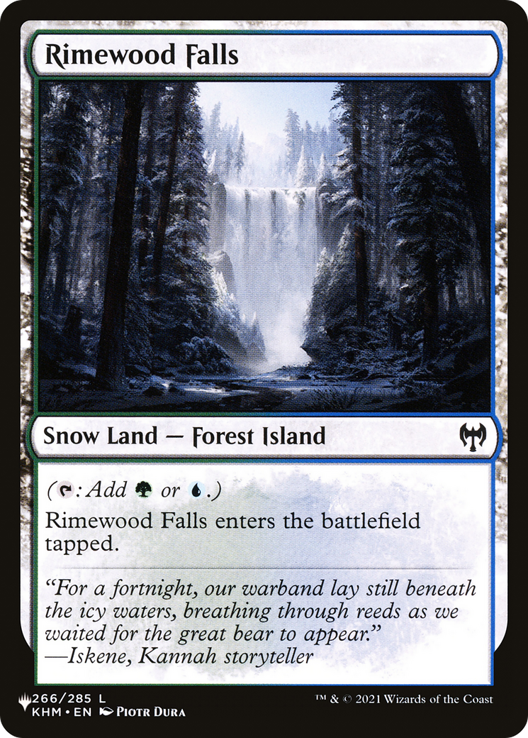 Rimewood Falls [Secret Lair: From Cute to Brute] | Card Merchant Takapuna