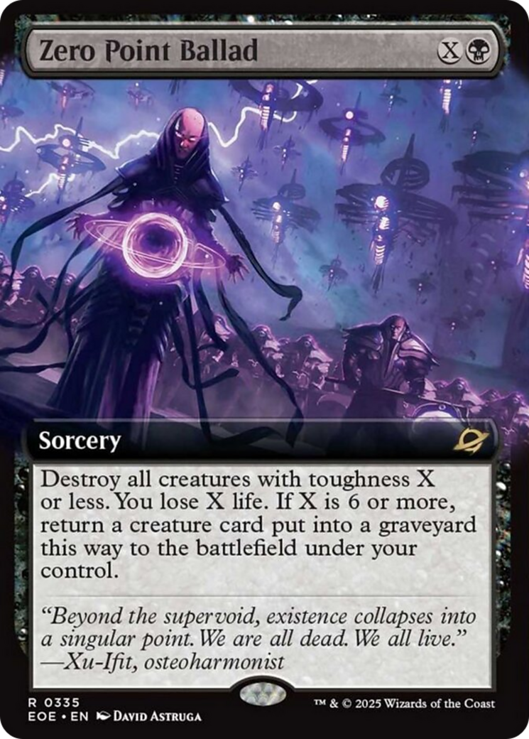 Zero Point Ballad (Extended Art) [Edge of Eternities] | Card Merchant Takapuna
