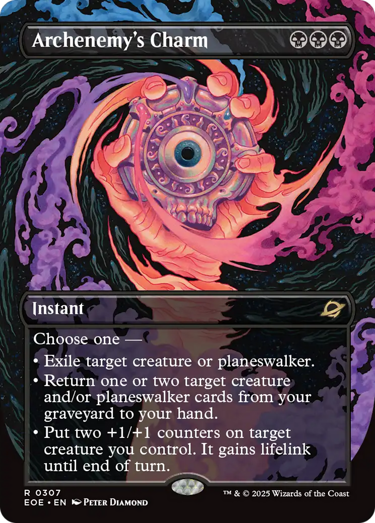 Archenemy's Charm (Borderless) [Edge of Eternities] | Card Merchant Takapuna