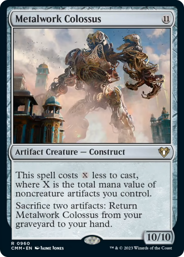 Metalwork Colossus [Commander Masters] | Card Merchant Takapuna