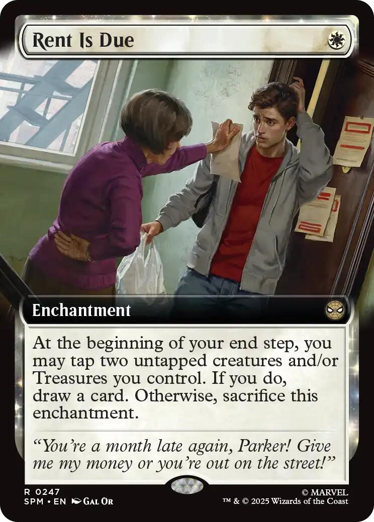 Rent Is Due (Extended Art) [Marvel's Spider-Man] | Card Merchant Takapuna