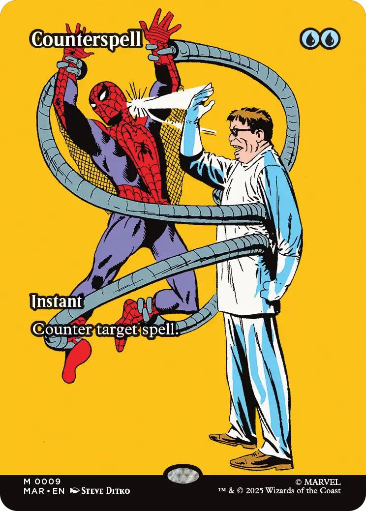 Counterspell (Borderless) [Marvel's Spider-Man: Eternal-Legal] | Card Merchant Takapuna