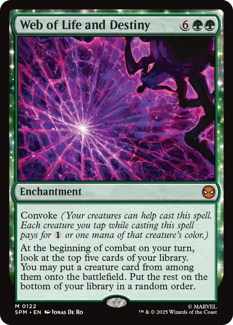 Web of Life and Destiny [Marvel's Spider-Man] | Card Merchant Takapuna