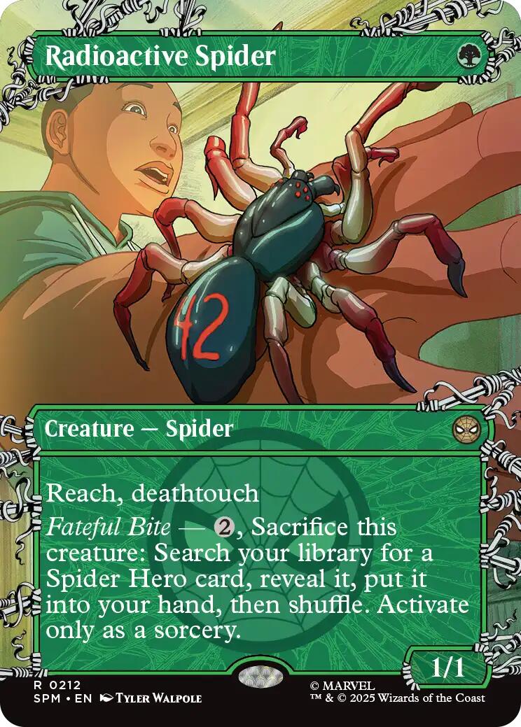 Radioactive Spider (Borderless) [Marvel's Spider-Man] | Card Merchant Takapuna