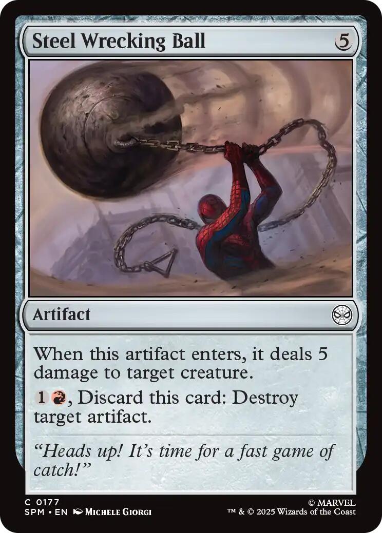 Steel Wrecking Ball [Marvel's Spider-Man] | Card Merchant Takapuna