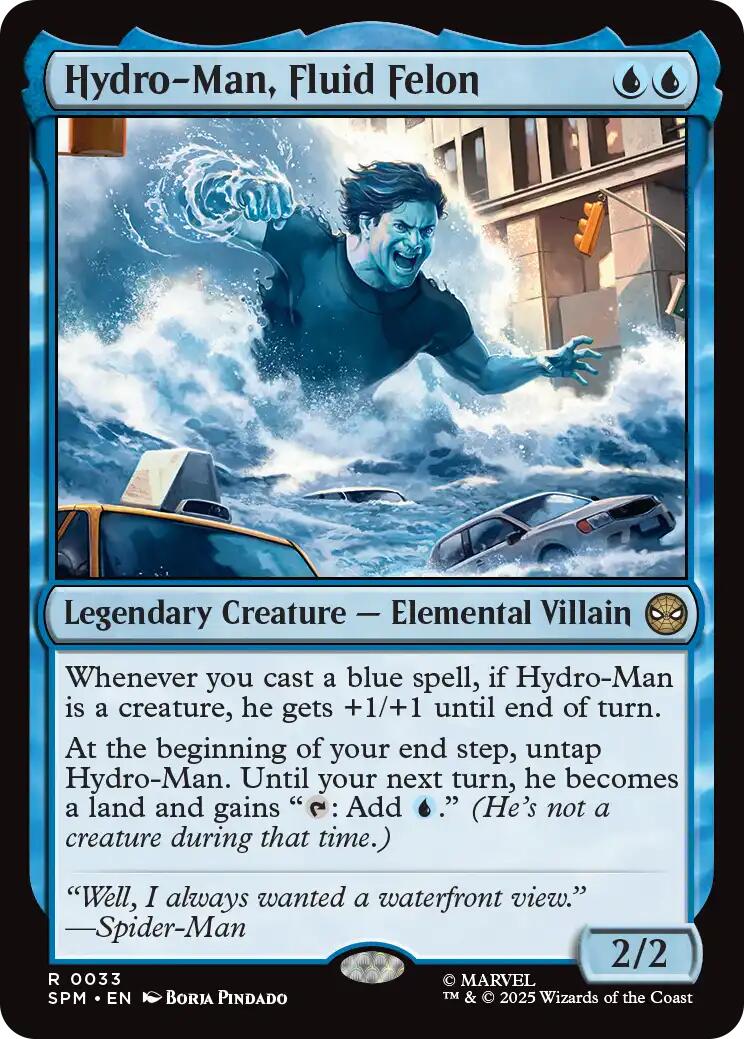 Hydro-Man, Fluid Felon [Marvel's Spider-Man] | Card Merchant Takapuna