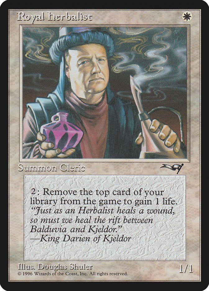 Royal Herbalist (Male) [Alliances] | Card Merchant Takapuna