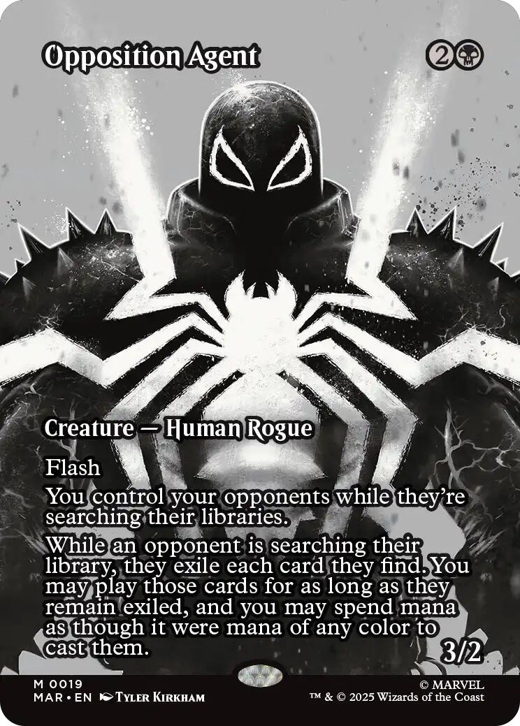 Opposition Agent (Borderless) [Marvel Universe: Eternal-Legal] | Card Merchant Takapuna