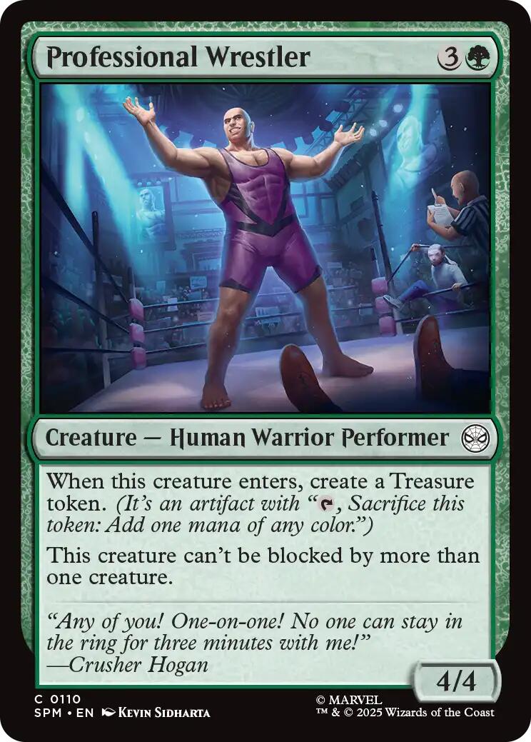 Professional Wrestler [Marvel's Spider-Man] | Card Merchant Takapuna
