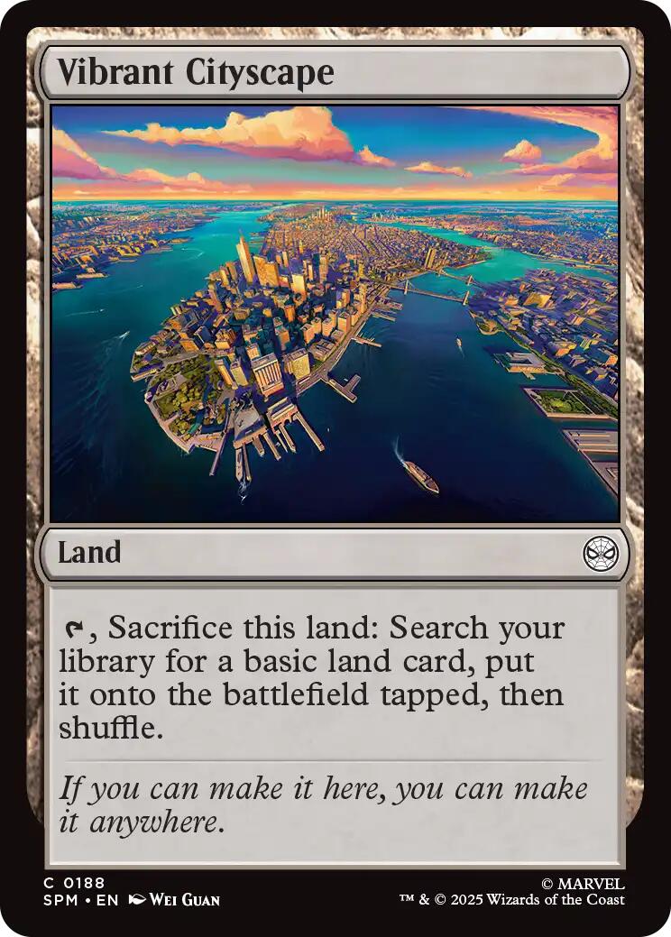 Vibrant Cityscape [Marvel's Spider-Man] | Card Merchant Takapuna