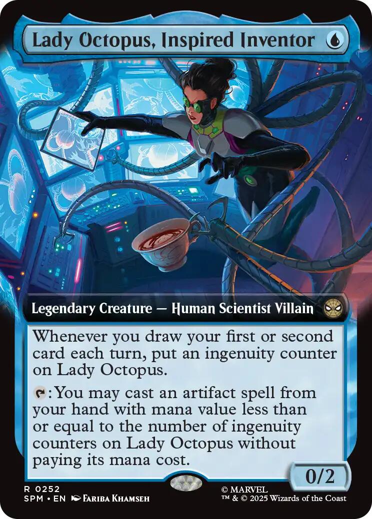Lady Octopus, Inspired Inventor (Extended Art) [Marvel's Spider-Man] | Card Merchant Takapuna