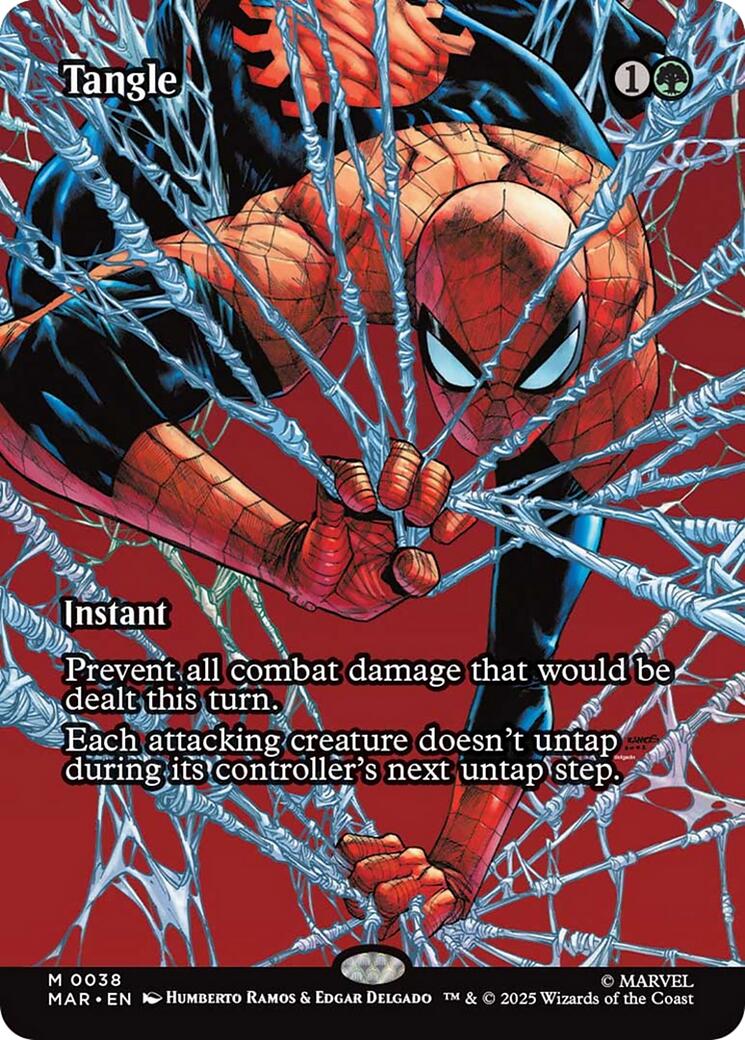 Tangle (Borderless) [Marvel's Spider-Man: Eternal-Legal] | Card Merchant Takapuna