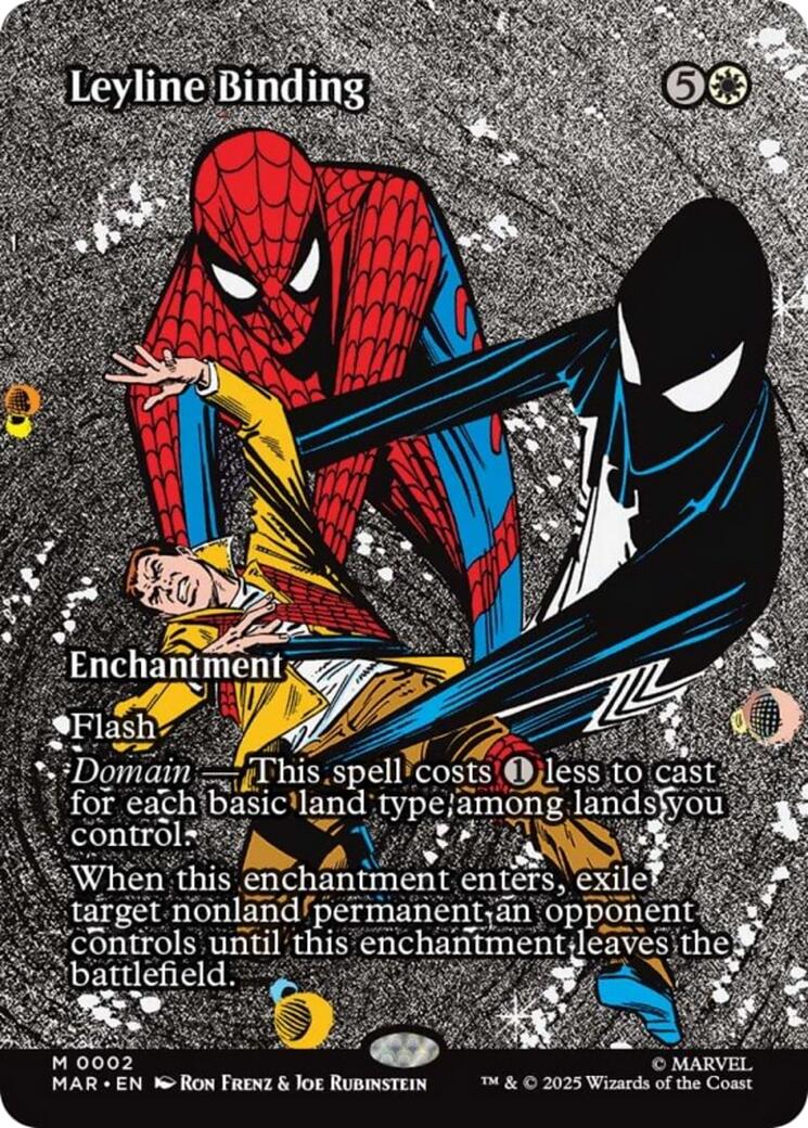 Leyline Binding (Borderless) [Marvel's Spider-Man: Eternal-Legal] | Card Merchant Takapuna