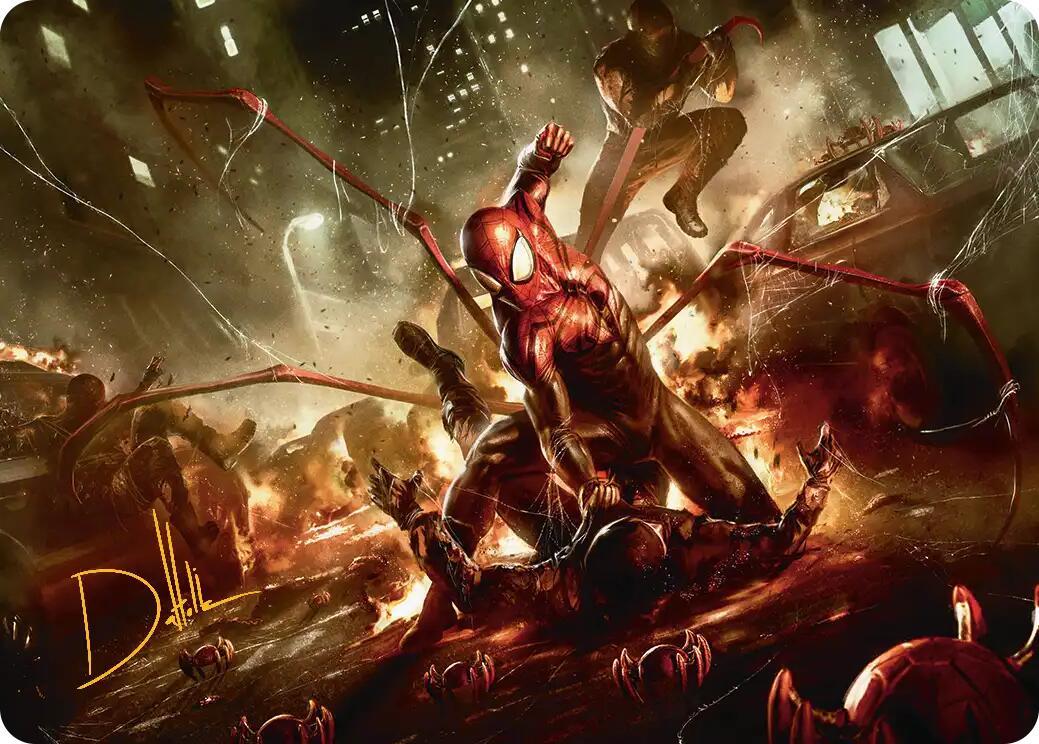 Superior Spider-Man Art Card (Gold-Stamped Signature) [Marvel's Spider-Man Art Series] | Card Merchant Takapuna