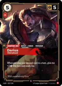 Darius - Trifarian [Origins] | Card Merchant Takapuna