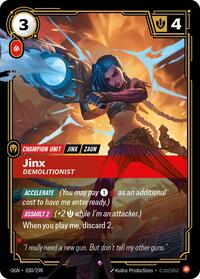 Jinx - Demolitionist [Origins] | Card Merchant Takapuna